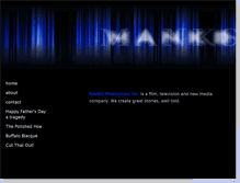 Tablet Screenshot of manks-productions.com